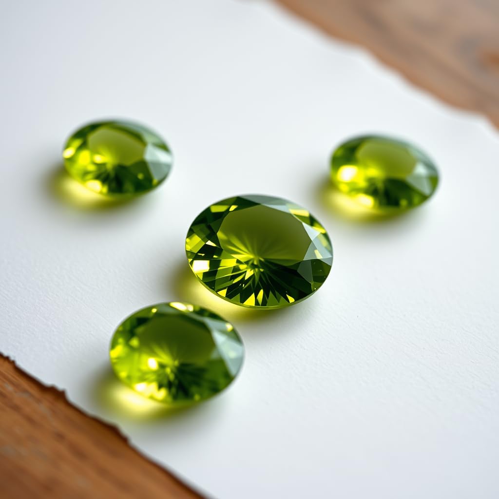 Natural Peridot Gemstone Original Certified exclusive cut Peridot/Olivine/Chrysolite 5.11 Carat Gemstone for Ring Jewellery for Men and Women - IGL Jewels