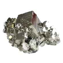 Divinity Crystals Pyrite Crystal Cluster - Original High Energy Natural Iron Pyrite Stone for Increased Willpower and Abundance - 80 Grams