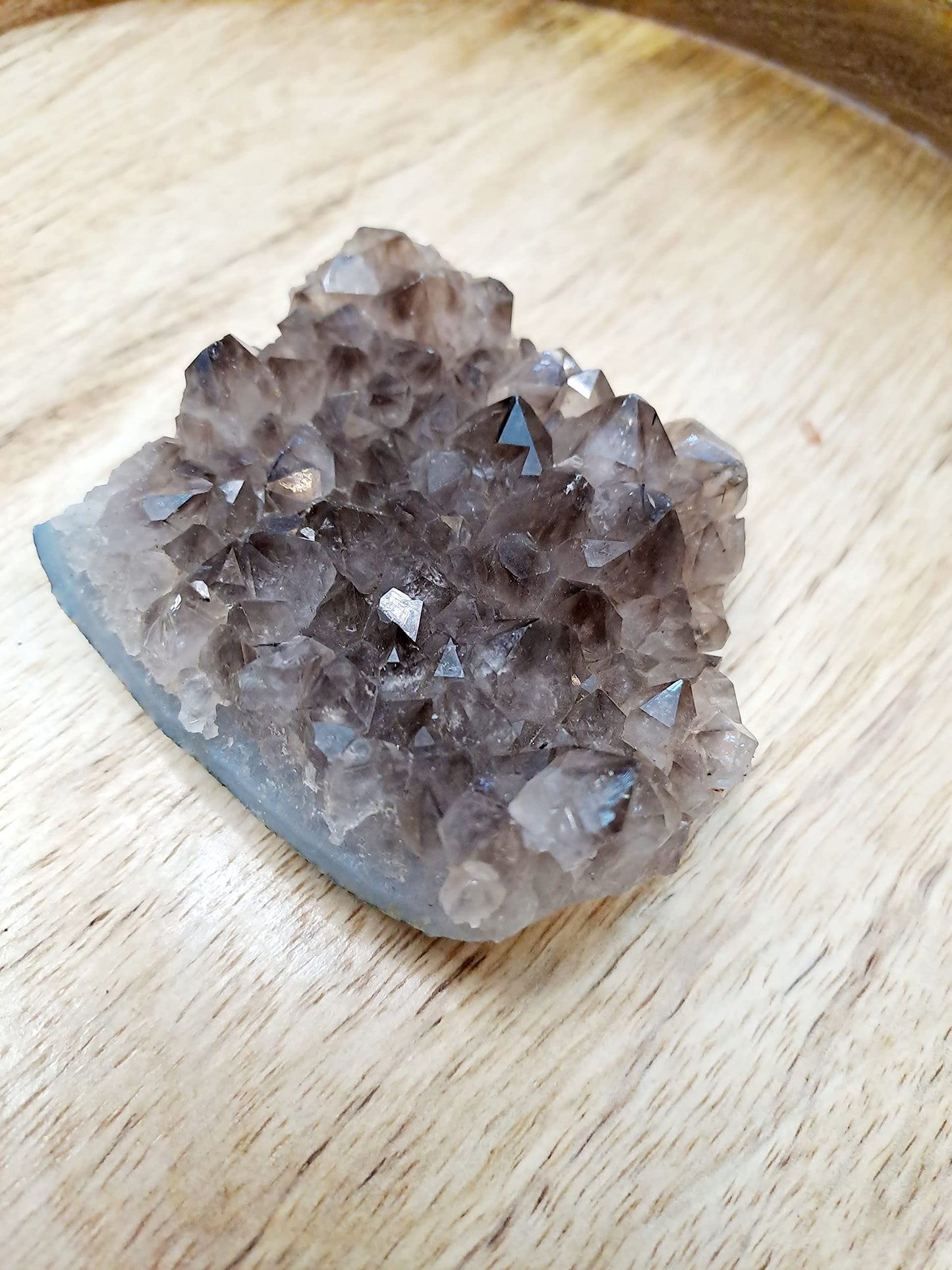 Smoky Quartz Geode Crystal Original AAA Grade Brazil Cluster for Healing and Meditation