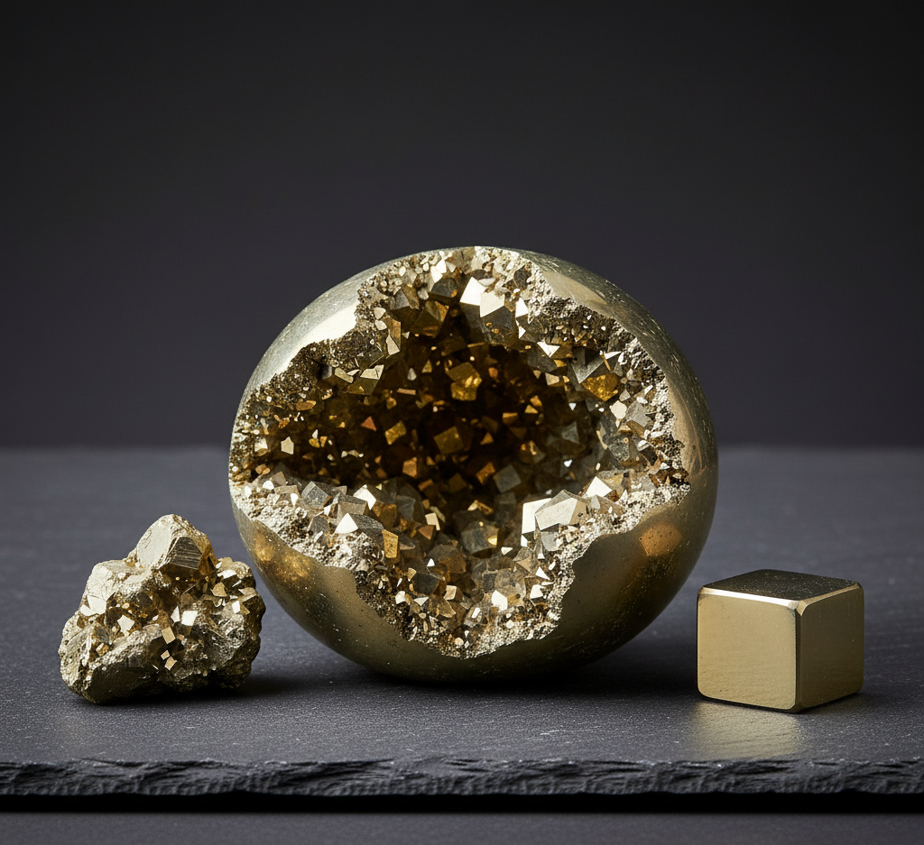 Pyrite Geodes & Abundance Crystals