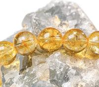 Divine Crystal Treasures Natural Citrine Pure Certified Unisex Band Bracelet Super AAA Quality for Healing Meditation Success and Abundance - IGL Jewels