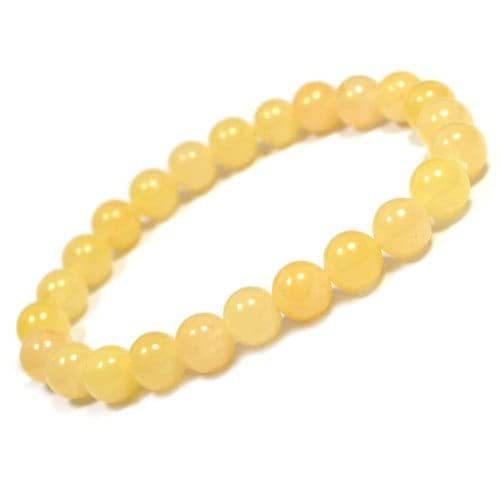 Natural Certified 8MM Healing Crystal Gem Stone Crystal Bracelet for Men and Women (Golden Quartz Bracelet) - IGL Jewels