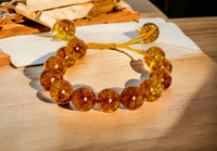 Divinity Crystals Natural Citrine Adjustable Band - 14 mm Pure Certified