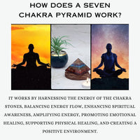 Divinity Crystals Natural Healing Orgone Pyramid Home Decor Vastu for Home Study Table Office Desk Reiki Feng Shui Symbol Crystal Showpieces for Home Decor Education Gifts