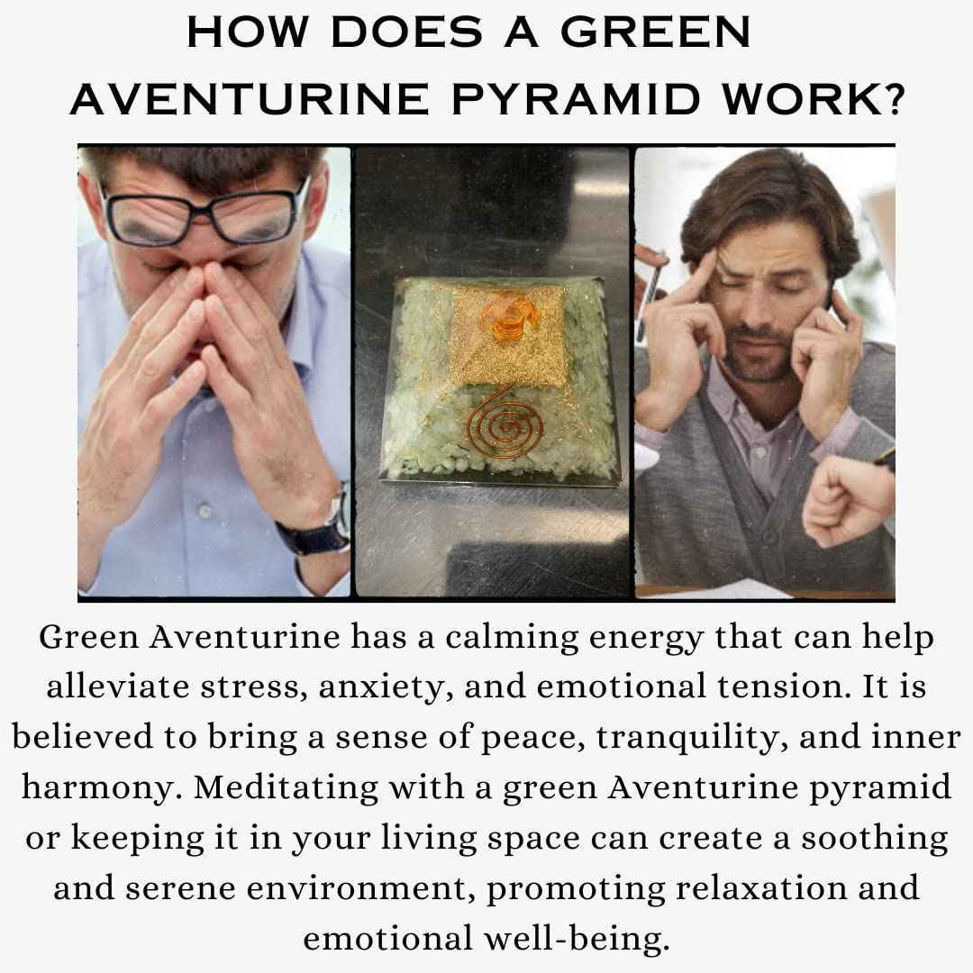 Divinity Crystals Natural Healing Orgone Pyramid Home Decor Vastu for Home Study Table Office Desk Reiki Feng Shui Symbol Crystal Showpieces for Home Decor Education Gifts