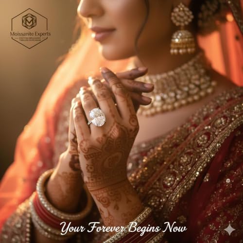 Moissanite Experts Authentic D Colorless Moissanite Gem, VVS1 Clarity, Round Cut, GRA Certified Loose Stone 8 mm 1.78 Carats - IGL Jewels