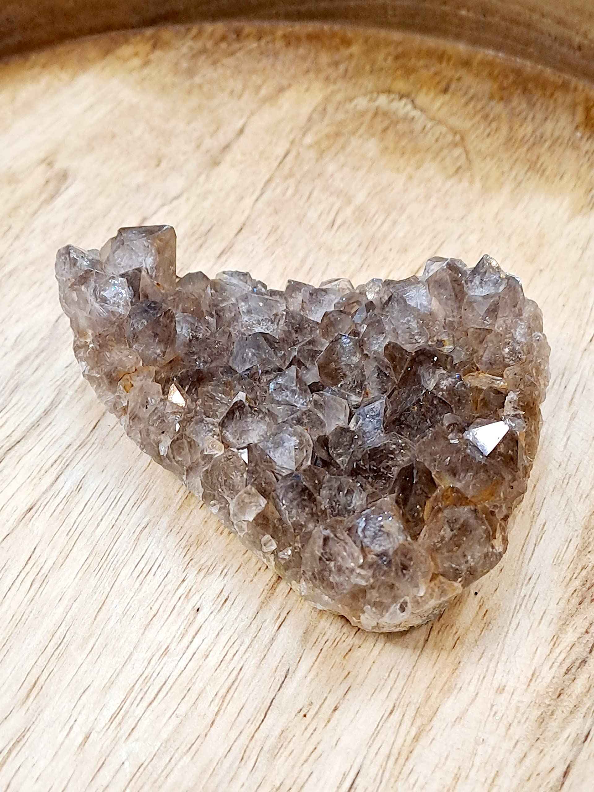 Smoky Quartz Geode Crystal Original AAA Grade Brazil Cluster for Healing and Meditation