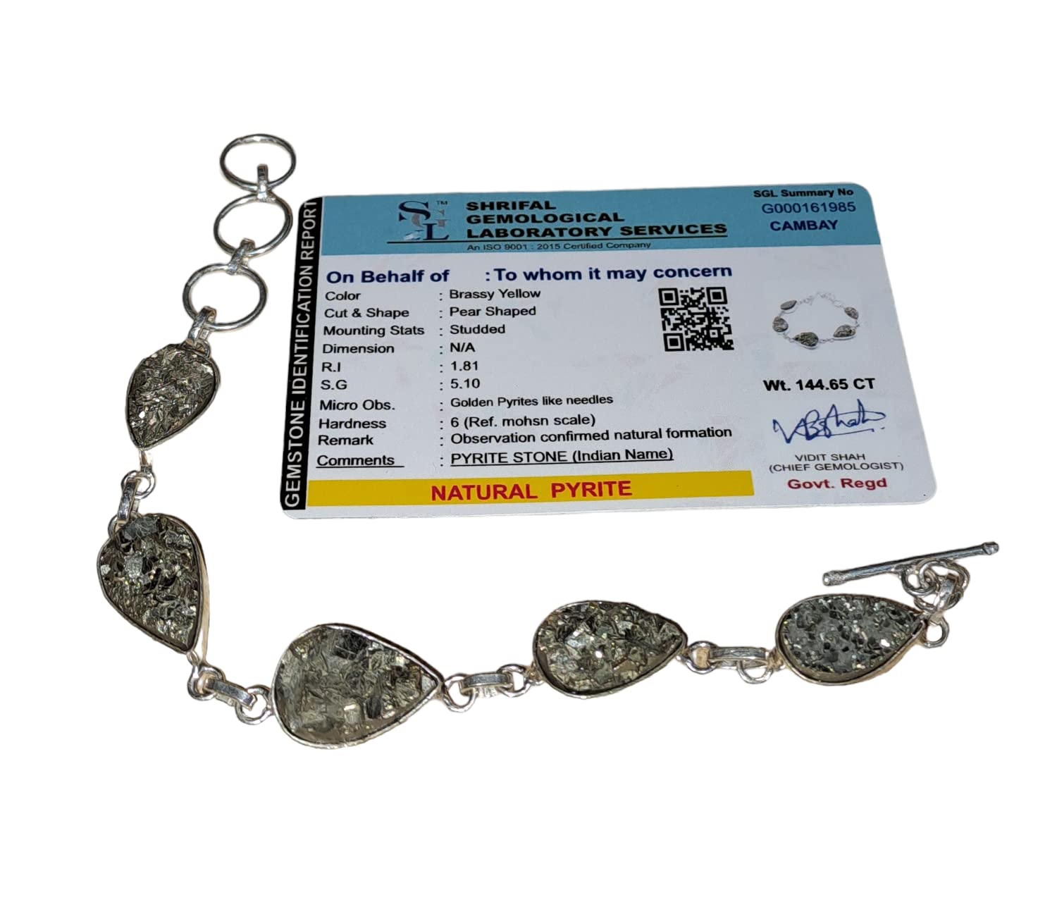 Divinity Crystals 7 Chakra Heart Bracelet - Natural 8 mm Crystal Bracelet for Good Luck, Love, Abundance, Healing, and Meditation for Men and Women Pyrite Original Stone 5 in 1 Bracelet