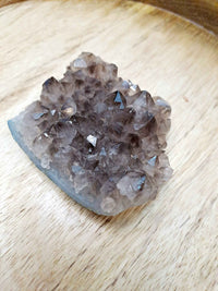 Smoky Quartz Geode Crystal Original AAA Grade Brazil Cluster for Healing and Meditation