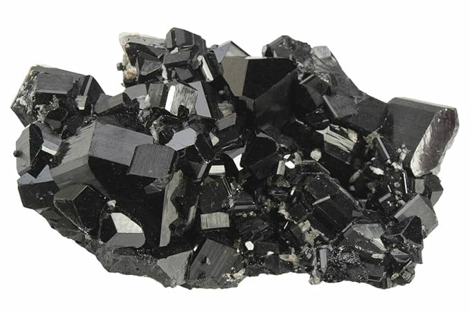 Natural Pure Black Tourmaline Certified Clusters for Grounding and Protection | Healing and Meditation - Cleansing off Negative Energy - IGL Jewels