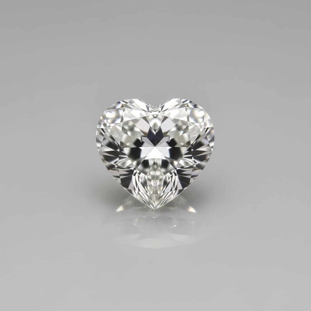 GRA Certified Lab Grown D Colorless VVS1 Clarity Excellent Cut Moissanite Diamond Simulant – Heart Shape Loose Gemstone 3.735 Carat (10 mm) with Certificate & Warranty Included | For Custom Jewellery Projects and Engagement Rings - IGL Jewels