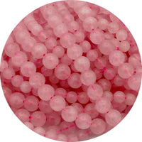 Jaap Mala Collection Rose Quartz for Men and Women - Natural Pure 8 mm Beads for Yoga, Reiki, Meditation & Feng Shui