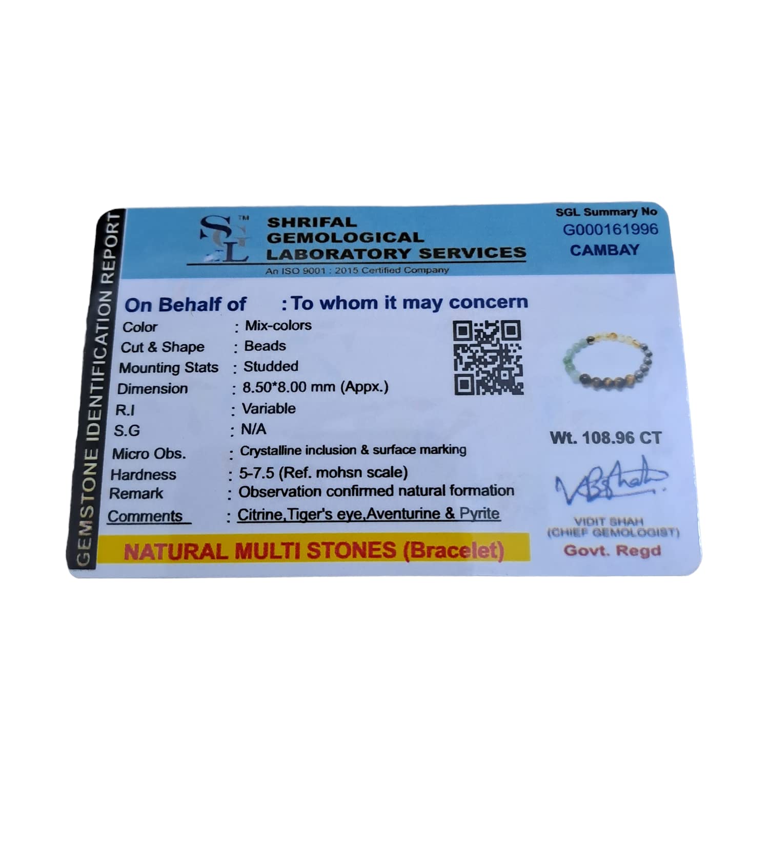 Divinity Healing Crystals Money Magnet Bracelet - Certified 8mm Beads for Prosperity and Abundance