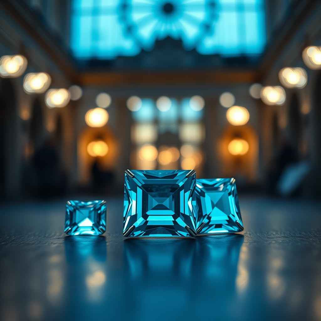 Premium Natural London Blue Topaz Gemstone, 7 to 9 Carats, for Jewellery Making