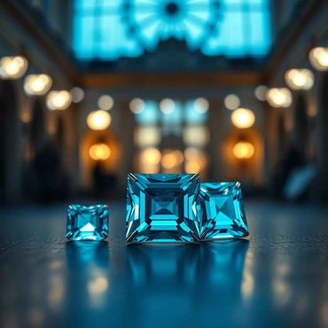 Premium Natural London Blue Topaz Gemstone, 7 to 9 Carats, for Jewellery Making