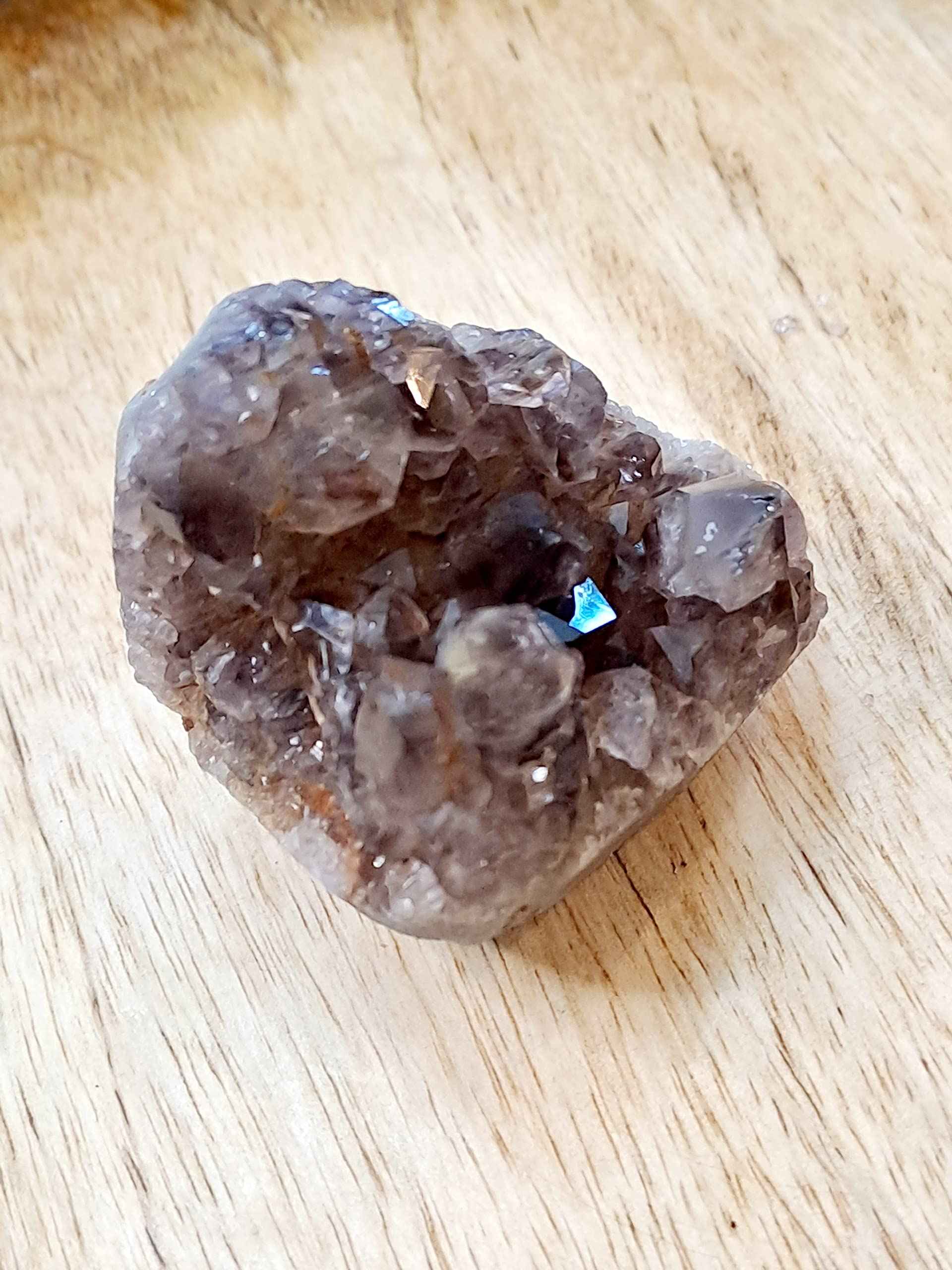 Smoky Quartz Geode Crystal Original AAA Grade Brazil Cluster for Healing and Meditation