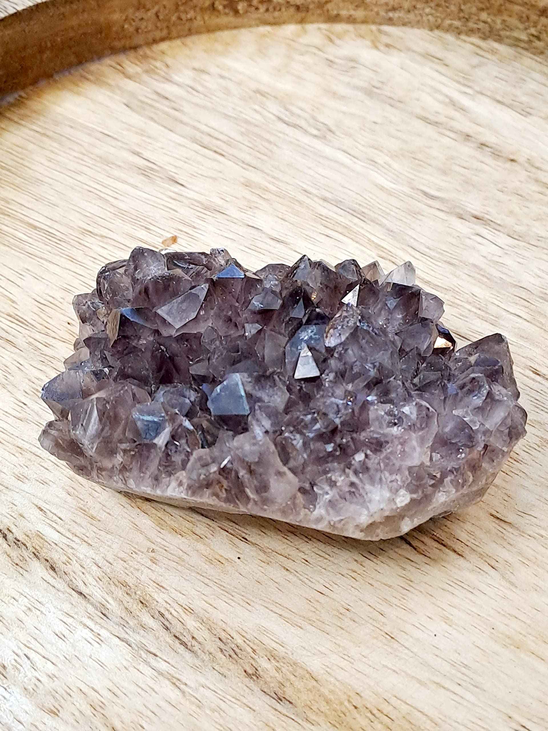 Smoky Quartz Geode Crystal Original AAA Grade Brazil Cluster for Healing and Meditation