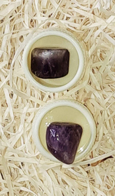 Amethyst Crystal Stones - Divinity Crystals Natural Tumbled Stones for Reiki Healing - AAA Grade Raw Gemstone - Value Pack of 1