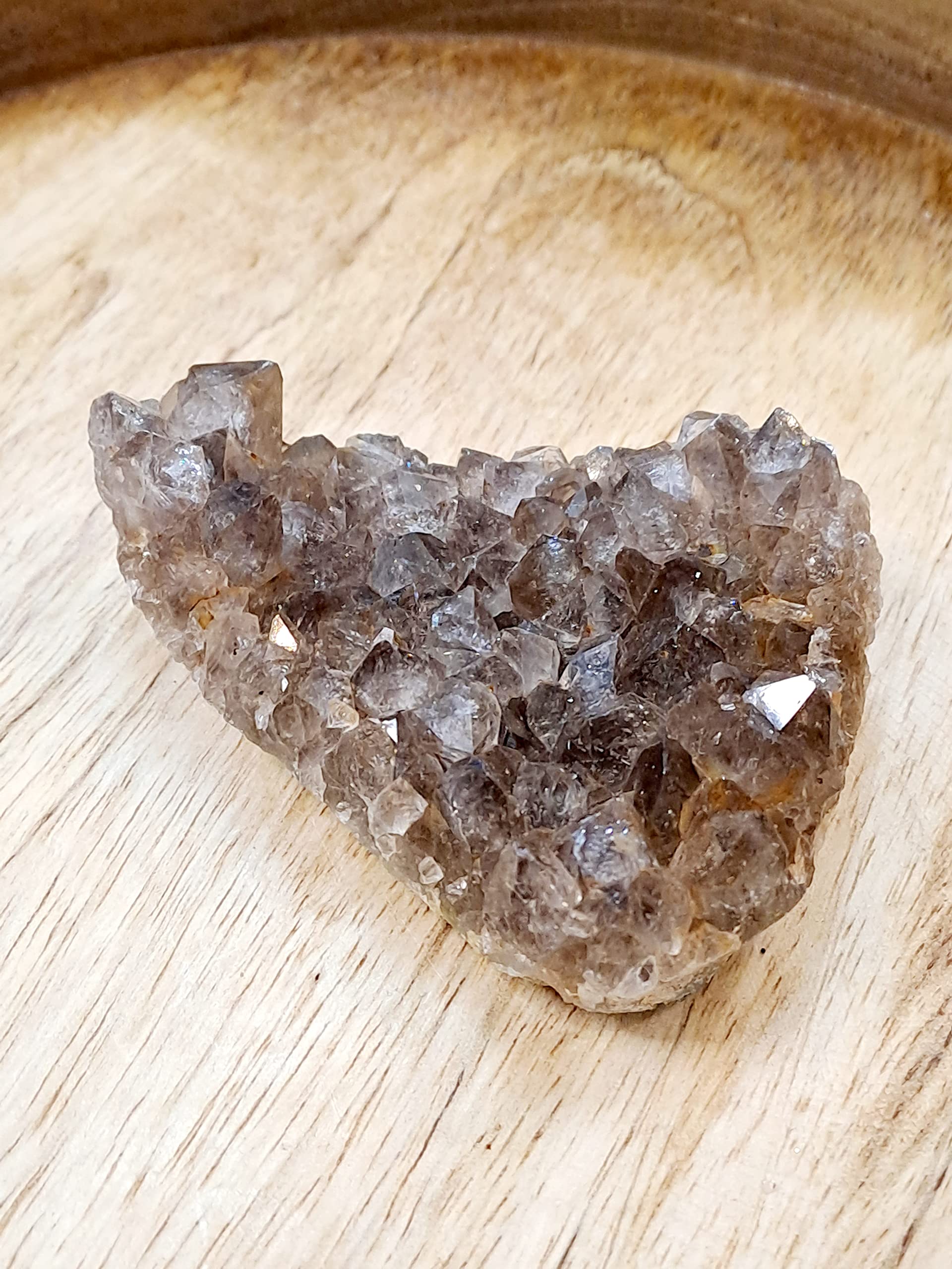 Smoky Quartz Geode Crystal Original AAA Grade Brazil Cluster for Healing and Meditation