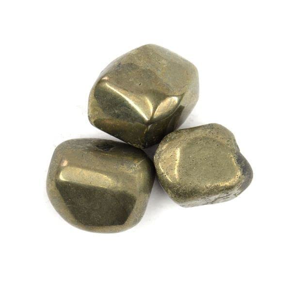 Divine Power Crystal Tumble Original GemStone For Manifestation, Healing and Meditation Pyrite