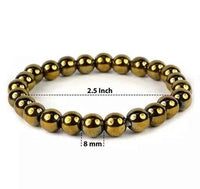 Divinity Crystals 7 Chakra Heart Bracelet - Natural 8 mm Crystal Bracelet for Good Luck, Love, Abundance, Healing, and Meditation for Men and Women