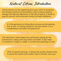 Divine Citrine Abundance Bracelet - Certified AAA Grade Bracelet for Money, Wealth, and Good Luck (Unisex) Pack of 4