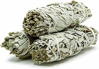 Premium California White Sage Smudge Stick 6 Inch for Home Cleansing, Meditation, and Ancient Rituals