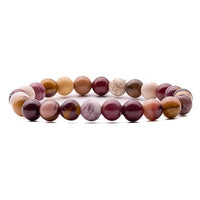 Natural Certified 8MM Healing Crystal Gem Stone Crystal Bracelet for Men and Women (Mookaite Bracelet) - IGL Jewels
