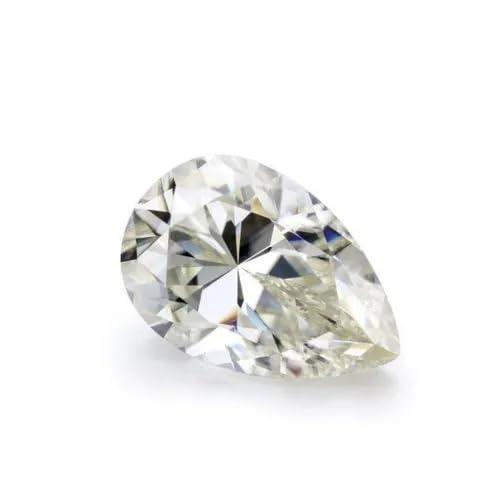 GRA Certified Lab Grown D Colorless VVS1 Clarity Excellent Cut Moissanite Diamond Simulant – Pear Cut Loose Stone 1.07 Carat (6x8 mm) with Certificate & Warranty Card | For Custom Ring and Fine Jewellery - IGL Jewels