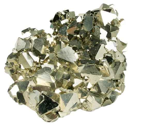 Golden Pyrite Crystal Cluster Geode - Lab Certified High Energy Iron Pyrite Stone for Abundance (970 Grams) in Pine Wood Box Default Title