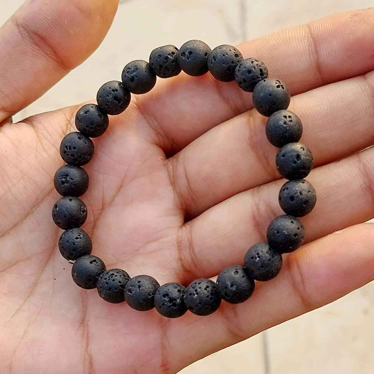 Divinity Crystals 7 Chakra Heart Bracelet - Natural 8 mm Crystal Bracelet for Good Luck, Love, Abundance, Healing, and Meditation for Men and Women