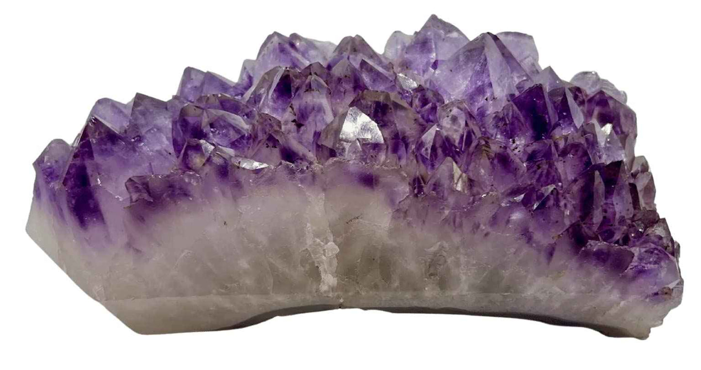 Divinity Crystals Amethyst Natural Cluster - 250 Carat+ Geode Rough Stones for Reiki, Pooja, Crystal Healing, and Meditation