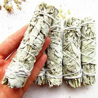 Premium California White Sage Smudge Stick 6 Inch for Home Cleansing, Meditation, and Ancient Rituals