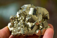 Divinity Crystals Pyrite Crystal Cluster - Original High Energy Natural Iron Pyrite Stone for Increased Willpower and Abundance - 80 Grams