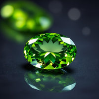 Natural Peridot Gemstone Original Certified exclusive cut Peridot/Olivine/Chrysolite 5.11 Carat Gemstone for Ring Jewellery for Men and Women - IGL Jewels