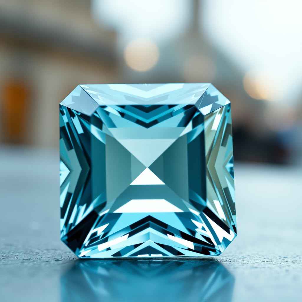 Premium Natural London Blue Topaz Gemstone, 7 to 9 Carats, for Jewellery Making
