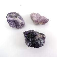 Natural Healing crystal Amethyst Raw Rough Stones | Weight : 150 Grams Approx. | Pack of 4 to 8 pc | Hand Picked and Cleaned - IGL Jewels