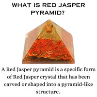 Divinity Crystals Natural Healing Orgone Pyramid Home Decor Vastu for Home Study Table Office Desk Reiki Feng Shui Symbol Crystal Showpieces for Home Decor Education Gifts