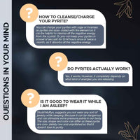 Divinity Crystals Natural Golden Pyrite Ring - Certified Adjustable Unisex Ring for Wealth, Prosperity, and Good Luck