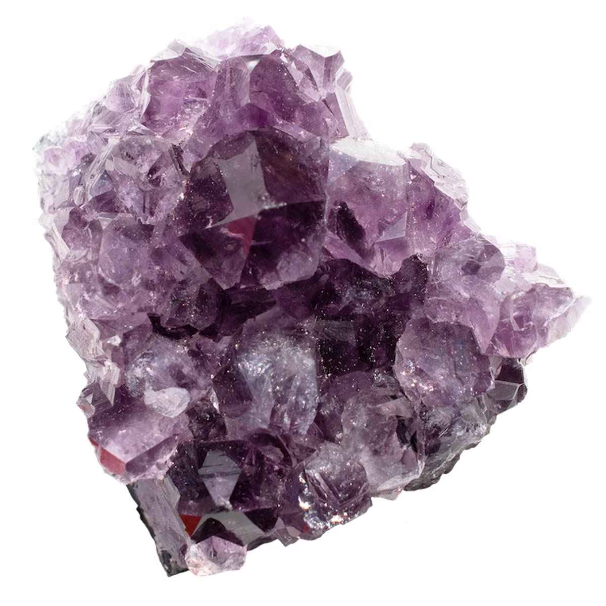 Divinity Crystals Amethyst Natural Cluster - 250 Carat+ Geode Rough Stones for Reiki, Pooja, Crystal Healing, and Meditation Default Title