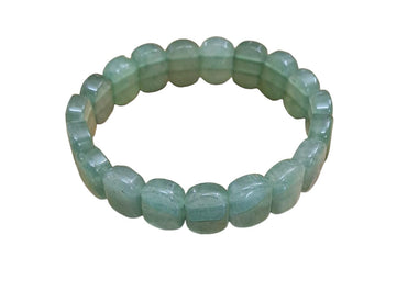 Divinity Crystals Green Aventurine Bracelet - Pure 10mm Flat Faceted Certified Unisex for Abundance, Prosperity, Self Love, Wealth, and Protection
