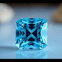 Premium Natural London Blue Topaz Gemstone, 7 to 9 Carats, for Jewellery Making