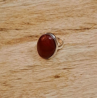 Divinity Red Carnelian Manifestation Ring for Healing, Meditation, Abundance, and Prosperity - Certified Unisex Design