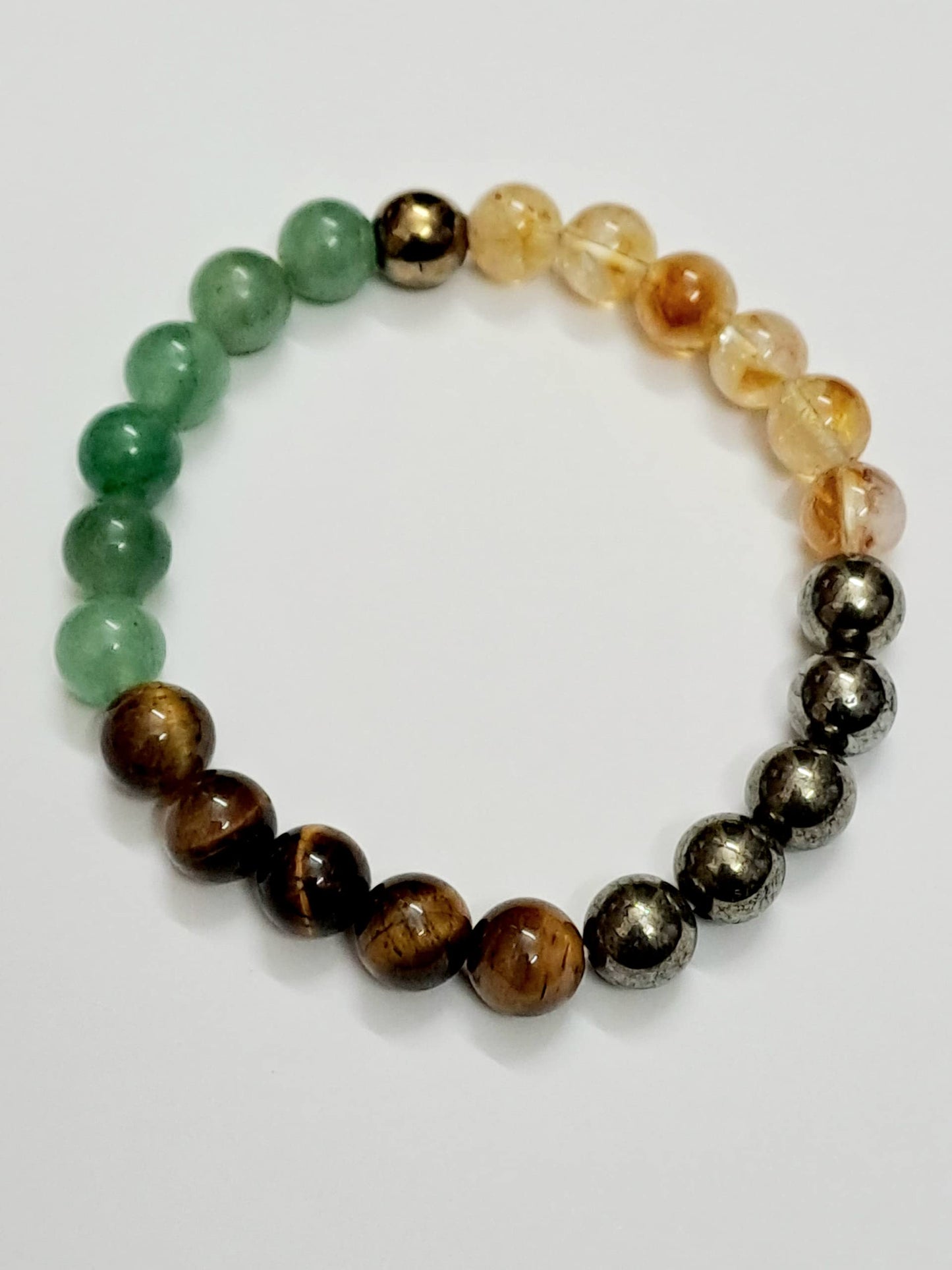 Divinity Healing Crystals Money Magnet Bracelet - Certified 8mm Beads for Prosperity and Abundance