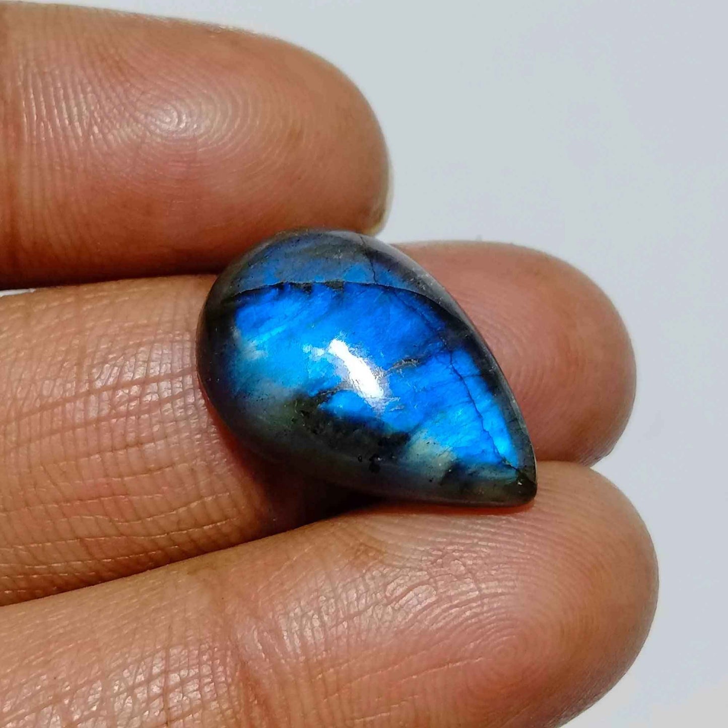 Natural Labradorite Healing Crystal AAA Grade Cabochons - Single Stone (20 mm to 30 mm Approx.)