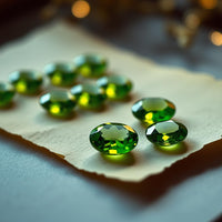 Natural Peridot Gemstone Original Certified exclusive cut Peridot/Olivine/Chrysolite 4 to 5.5 Carat Gemstone for Ring Jewellery for Men and Women - IGL Jewels