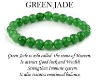 Divinity Crystals 7 Chakra Heart Bracelet - Natural 8 mm Crystal Bracelet for Good Luck, Love, Abundance, Healing, and Meditation for Men and Women